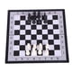 thumbnail image 1 of Juego de ajedrez internacional para niños y adultos. Tablero de ajedrez magnético plegable. M Negro Blanco, 1 of 9