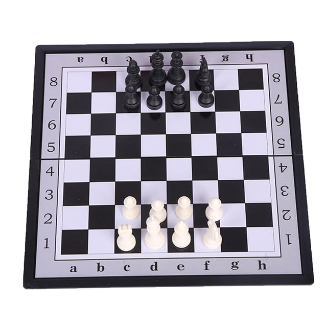 Juego de de ajedrez de 32 piezas, juguete Negro Zulema Ajedrez medieval