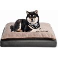thumbnail image 1 of Dog Bed with Cooling Gel Memory Foam PressureRelief Support for Dogs up to lbs Bottom Machine Washable Cover Large Sized (x &#) Grey, 1 of 10
