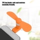 thumbnail image 3 of Pequeño ventilador USB Plug and Play ultra silencioso Ventilador de microvelocidad Bajo consumo de energía Mini ventilador USB portátil para regalos bancarios Teléfono ANGGREK Otros, 3 of 8