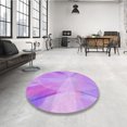 thumbnail image 3 of Ahgly Company Indoor Rectangle Patterned Violet Purple Area Rugs, 5' x 7', 3 of 6