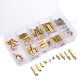 thumbnail image 1 of Yeacher 120pcs PCB Hex Male Female Threaded Brass Standoffs Long Screw Bolt Motherboard Standoff Threaded Screw Nut Assortment Set, 1 of 8
