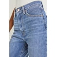 thumbnail image 6 of Dusk Blue High Rise Loose Jeans with Unique Cuffs and Raw Hem for Women - [ZhiHiMeRi] | 10, 6 of 12