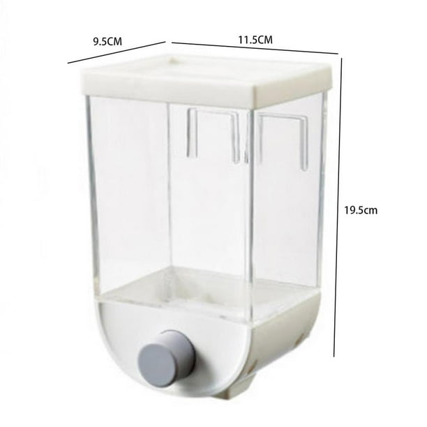 Contenedor De Almacenamiento De Alimentos Enteros Para Colgar En La Pared Frascos Sellados Frijoles De Arroz, Grano De Cocina, Dispensador De Avena, Caja De Almacenamiento De Alimentos Yuarrent HA023174-00