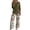 Army Green #009, variant on Two Piece Sets for Women Lounge 3/4 Length Sleeve Tops Graphic Pants with Pockets Summer Outfits 2026 S