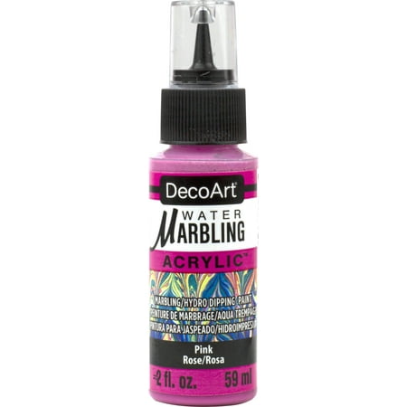 UPC: 0766218137784 | DecoArt Water Marbling Acrylic Paint – Pink 2 oz