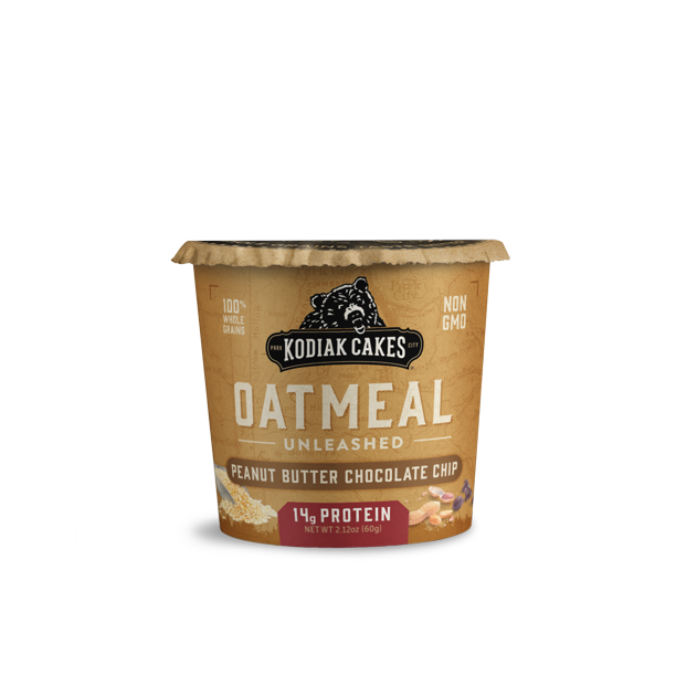 Kodiak Cakes Unleashed Oatmeal, Peanut Butter Chocolate Chip Instant