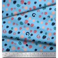 thumbnail image 3 of Soimoi Modal Satin Fabric Brush Stroke Abstract Printed Fabric 1 Yard 42 Inch Wide, 3 of 3