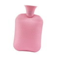thumbnail image 2 of Vaveren Hot Water Bottle Water Pouch Convenient Water Filling Portable Hot Water Bag Pink, 2 of 8