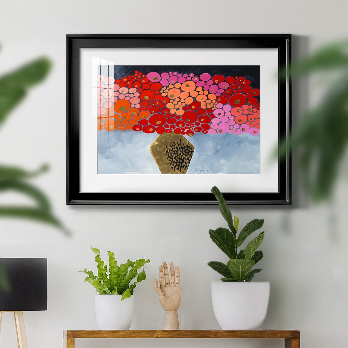 Red Poppies II Premium Framed Print - Ready to Hang