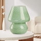 thumbnail image 3 of Mushroom Bedside Lamp, Bedroom Glass Night Light, Bedside Lamp, Bedroom Bedside Lamp Night Light Gifts for Family Friends (Green), 3 of 5