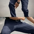 thumbnail image 5 of Domuza Pants for Men Stretch Construction Cargo Work Pants Outdoor Breathable Lightweight Waterproof Hiking Pant Blue S, 5 of 6