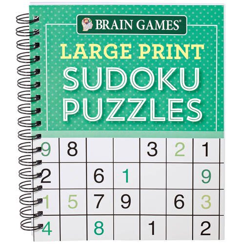 brain games large print sudoku puzzles walmart com