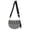 Black and White Checkered, variant on Checkered Crossbody Bag Waterproof Nylon Waist Fanny Pack with Adjustable Wide Strap Bum Bag for Women Travel Sports Daily Use