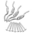 thumbnail image 2 of MOVTOTOP 4 Pcs Crochets de Cordon en Acier Inoxydable pour Stores Muraux Installation Facile Corde pour Stores Rideaux Crochets de Cordon pour Stores Muraux, 2 of 7