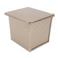 thumbnail image 2 of Corrugated Bread , Carbon Steel Loaf Pan Uniform Heating  Thermal Conductivity Easy To Demould with Lid for Kitchen, 2 of 8
