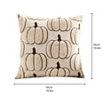 thumbnail image 3 of Kiddiway Halloween Harvest Large Pumpkin Pillow - Warm Fall Halloween Decor, Decorative Cushion for Couch, Halloween Throw Pillows with Rustic Charm,Beige, 3 of 7