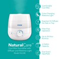 thumbnail image 4 of Vicks NaturalCare Cool Mist Ultrasonic Humidifier (VUL530), White, Small Room - Humidifier and Diffuser with Nighttime Light, Works with Vicks VapoPads, 4 of 4