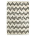 thumbnail image 2 of Oriental Weavers Henderson Shag Area Rug - 5503H - 3'10" x 5'5" - in Grey/ Ivory - Plush Soft Shag, Modern Style, Stain Resistant, Cushion Feel, Entrway, Bedroom Rug, 2 of 3