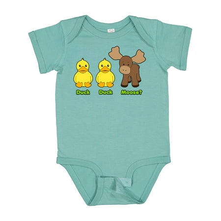 

Inktastic Duck Duck Moose Gift Baby Boy or Baby Girl Bodysuit