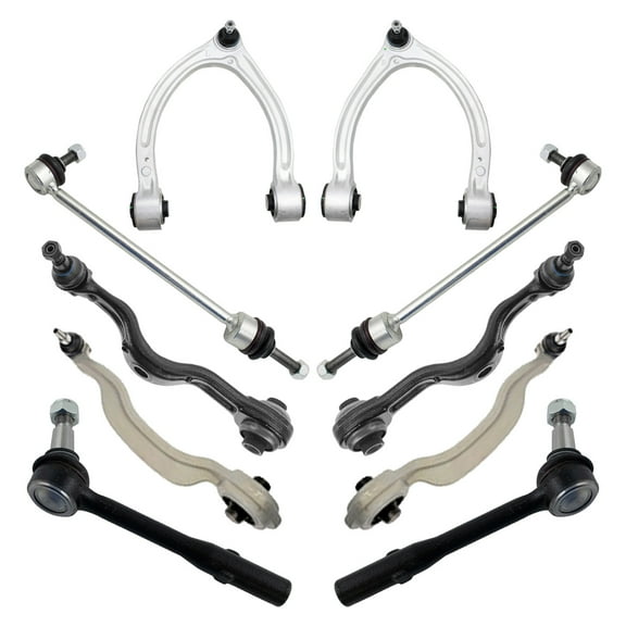 TRQ Control Arms Tie Rods & Links Kit Fits 10-13 Mercedes-Benz S400 07-13 S550 PSA52565