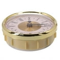 thumbnail image 3 of JINGT Replace Accessories Quartz Clock Insert Mechanism Replacement 80MM 80g Clear Lens Metal Precision Roman Arabic Gold A, 3 of 5