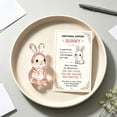thumbnail image 6 of Linnome Adorable Pocket Hug 2D Acrylic Cute Animal Keepsake with Card - Sweet Mini Encouragement Thinking of You Gift - Tiny Pocket Charm Mental Health Support Gift for Friends Family, 6 of 7