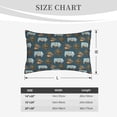 thumbnail image 4 of Lsque Miniature Ship In Bottle Pattern Pillow Case – Soft & Cozy Throw Pillow Cover, Hypoallergenic Cushion Case for Sleeping Women with Envelope Closure-20"x30", 4 of 6