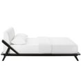 thumbnail image 4 of Modway Luella Queen Upholstered Fabric Platform Bed in Cappuccino White, 4 of 6