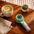 thumbnail image 4 of Green Plastic 2 In 1 Handheld Misting Fan Rechargeable Portable Spray For Travel Office Outdoor 7.08X3.14X2.16 Inch, 4 of 7
