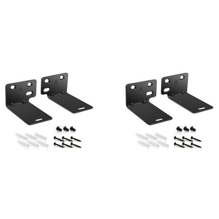 

2 Pair of Wall Mount Bracket Wall Mount Kit for SoundPress 300 Soundbar Compatible