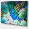 thumbnail image 2 of Extrusive 3D Fabric Flowers Blue, 2 of 3
