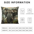 thumbnail image 5 of ONETECH Pillow Cover Elephant  Home Decor for Sofa Livingroom Couch Bed Decorative Throw Pillow Case Gift, 5 of 5