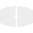 thumbnail image 4 of 38"W x 25 3/8"H x 3"ID x 20 1/2"C x 1"P Kailey Architectural Grade PVC Contemporary Ceiling Medallion, Two Piece, 4 of 11