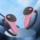 thumbnail image 3 of Empuñaduras Antideslizantes de Silicona WDOplteas para Meta Quest 3 VR Rosa, 3 of 7