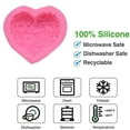 thumbnail image 4 of DefiDgd Heart Shaped Cake Silicone Mold,Rose Flower Silicone Mold for Baking,Chocolate Mold Candy Mold for Wedding Birthday Valentine's Day Anniversary Cooking Baking(A), 4 of 9