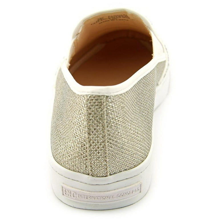 INC International Concepts Womens Sammee Fabric Low Top, Champagne