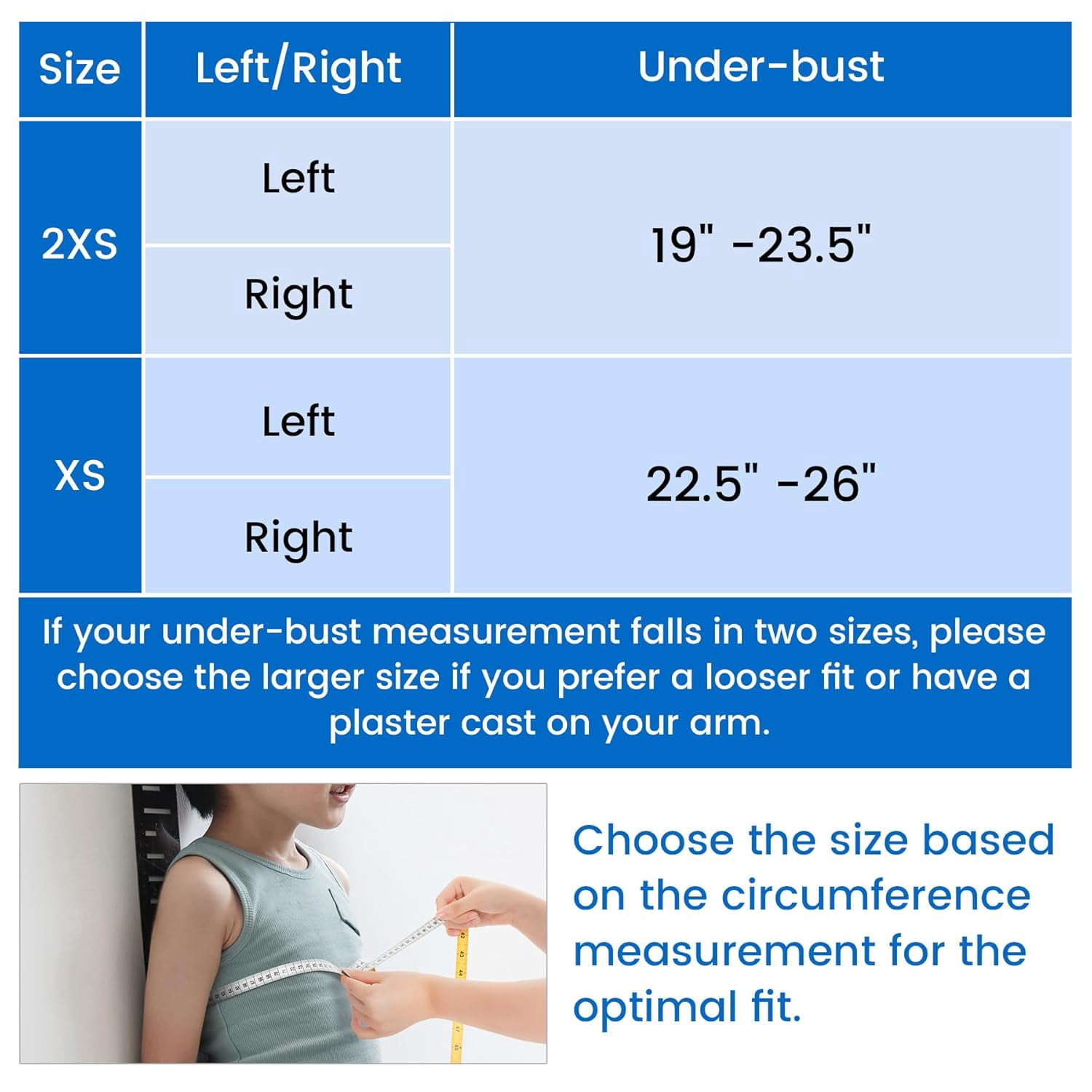 Velpeau Arm Sling Shoulder Injury Brace for Kids,Support Brace for Kids Arm,Wrist, Elbow,Clavicle Fracture Post-Surgery,Rotator Cuff Injury(Left, XS: Bust 22.5"-26")
