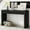 Black, variant on 53 Inch Fluted Table for Entryway, Farmhouse Console Table with 3 Drawers and Adjustable Foot, Solid Wood Couch Tables Behind Sofa for Hallway, Living Room, Foyer, Navy