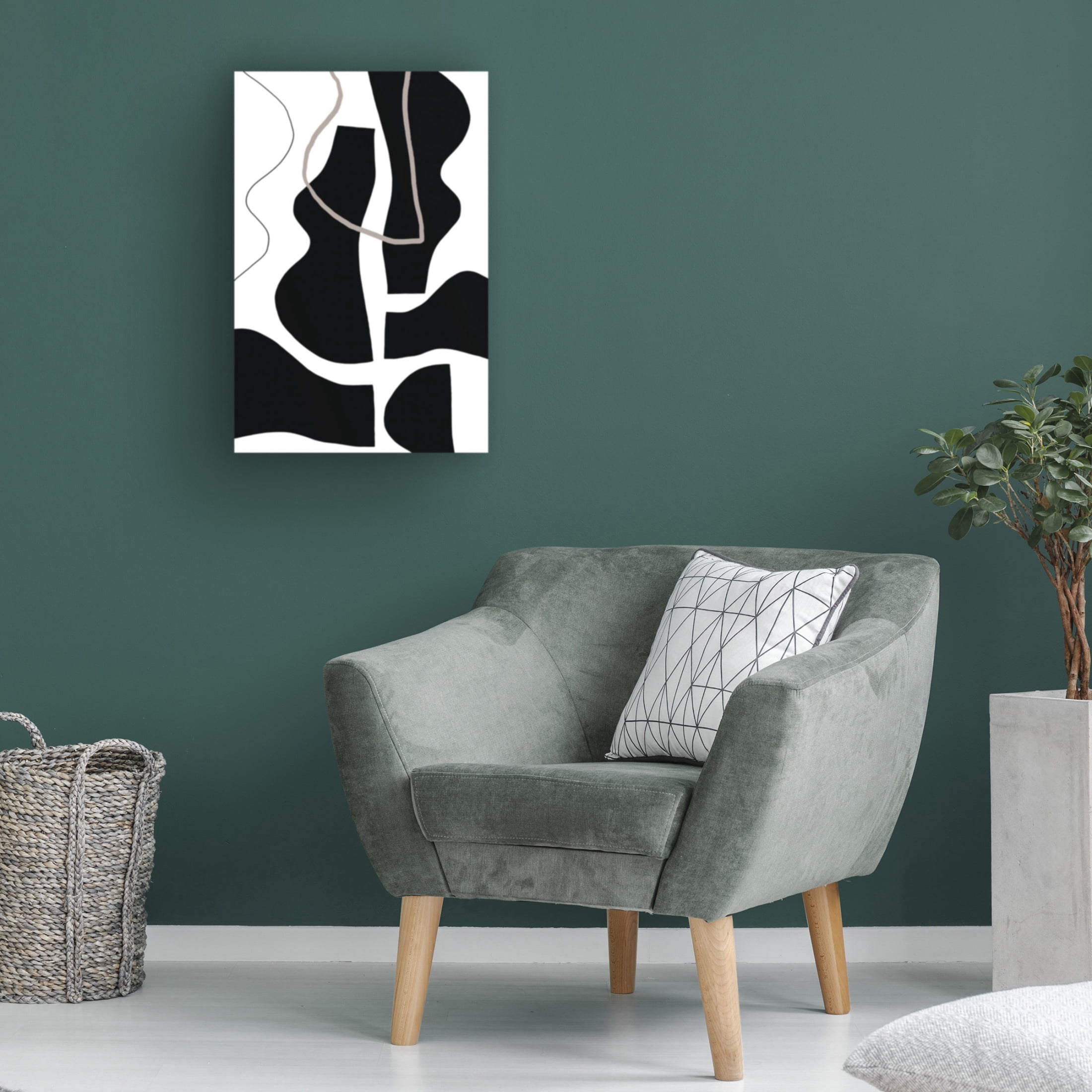 Trademark Fine Art uplusmestudio Contour Canvas Wall Art