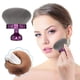 thumbnail image 1 of Brocha de maquillaje de cerdas suaves Cabeza ovalada extra grande de 74 mm | Aplicación rápida en todo el cuerpo y la cara | Aplicador de autobronceador para piernas mejillas hacia atrás | Crema, 1 of 5