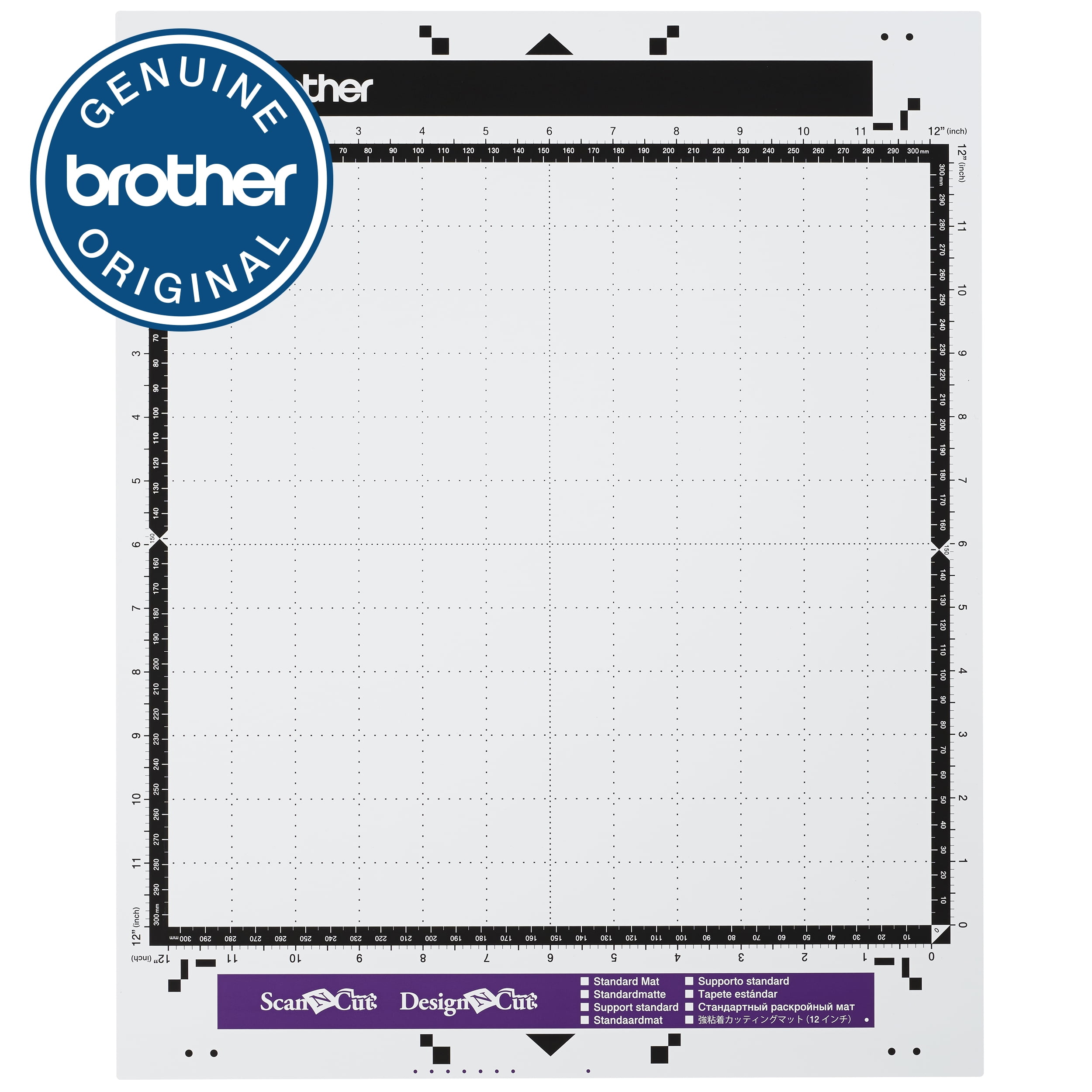 Brother ScanNCut2 CAMATSTD 12 in x 12 in Standard Adhesive Mat