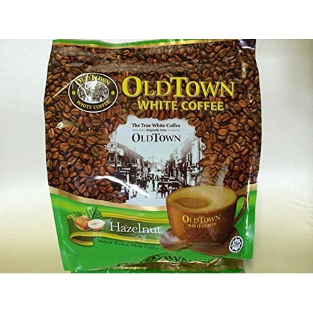 OLD Town (3 in 1)- Taste Premix White Hazelnut Coffee-dont Need Creamer & Sugar-make Your Life Easier-(35g - 40g) /Sticks (Make The Best Instant Coffee)