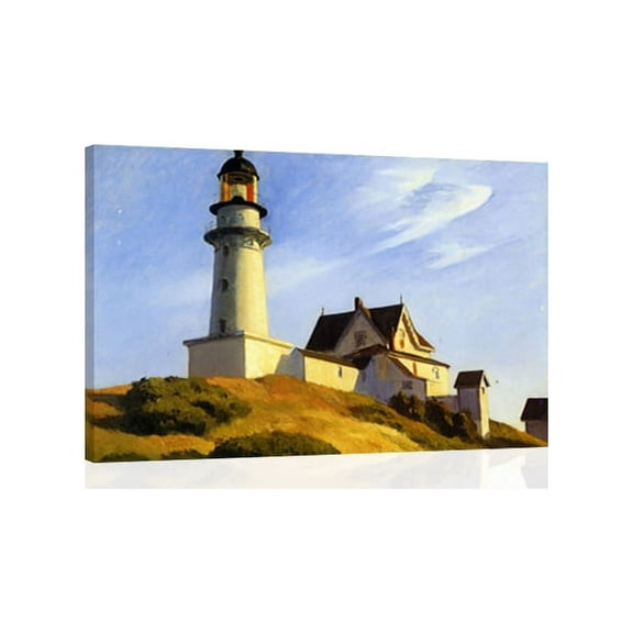 """The Lighthouse at Two Lights Edward Hopper"" Canvas or Print Wall Art"