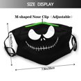 The Nightmare Before Christmas Adult pleated dust mask Reusable Cloth