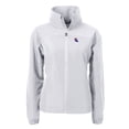 thumbnail image 2 of Women's Cutter & Buck  Gray Louisiana Tech Bulldogs Charter Eco Recycled Full-Zip Jacket, 2 of 3