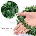 thumbnail image 2 of IBASETOY 3Pcs Green Leaves Shape Garland Simulation for Wedding Decoration Accessories, 2 of 8