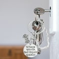 thumbnail image 3 of STRANDCHIC Musical Microphone Ornament Sturdy Zinc Alloy Key Adorn 2Pcs, 3 of 8