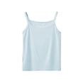 thumbnail image 3 of UACY Girls Undershirts Sleeveless Thin Straps Camisole Kids Summer Soft Dance Yoga Tank Tops Casual Gym Sports Workout Clothes ﻿ (Light Blue, 13-14 Years), 3 of 3