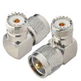 thumbnail image 1 of Uhf Male To Uhf Female Connector So239 Connector Pl259 Right Angle Angled Pl259 Connector Uhf Plug Uhf 90, 1 of 5